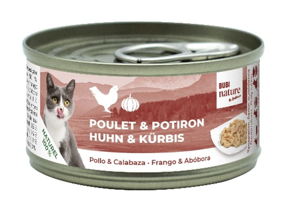 Bubi Nature gat pollastre i carbassa 70 g