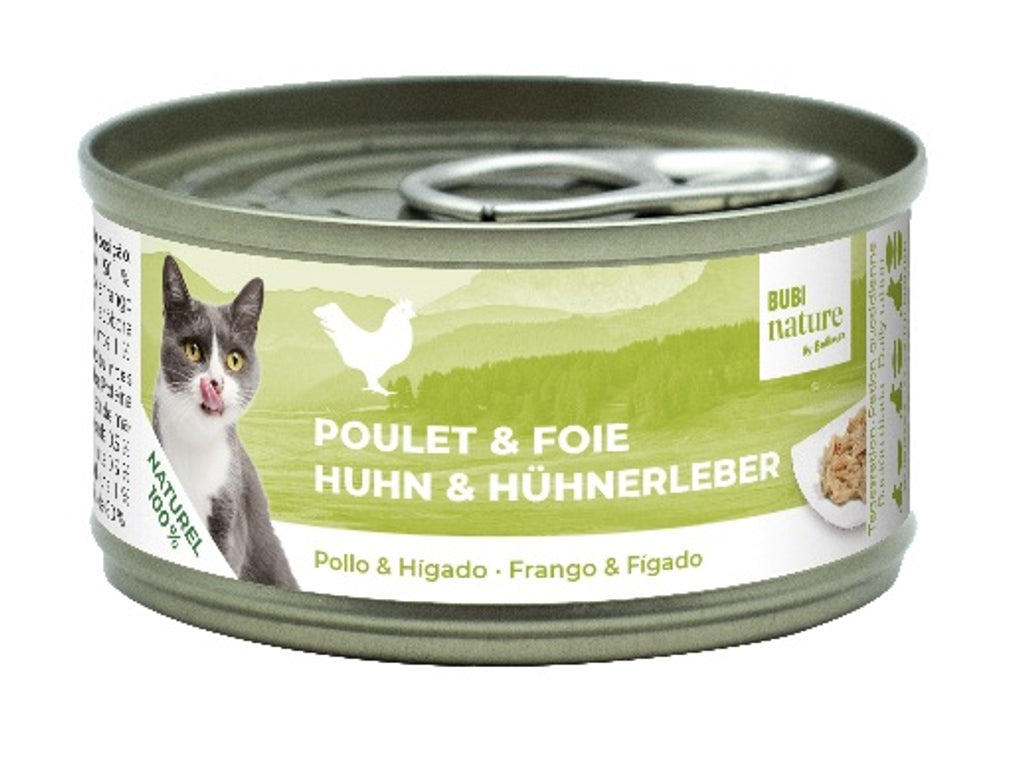 Bubi Nature gato pollo e hígado 70gr Imagen principal del producto