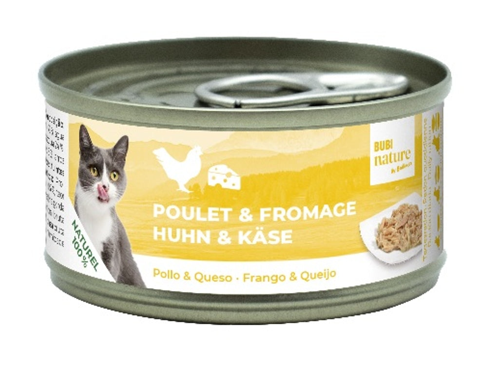 Bubi Nature gato pollo y queso 70gr Imagen principal del producto