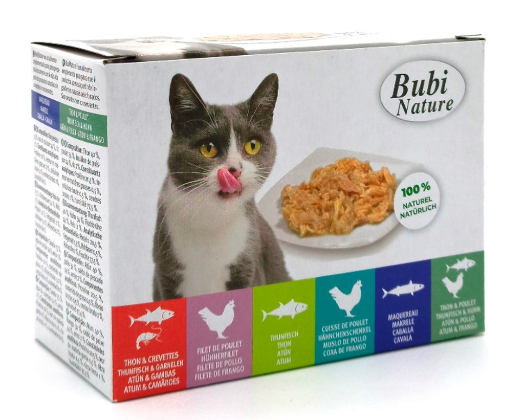 Bubi Nature gato multi-pack 6x70gr Imagen principal del producto