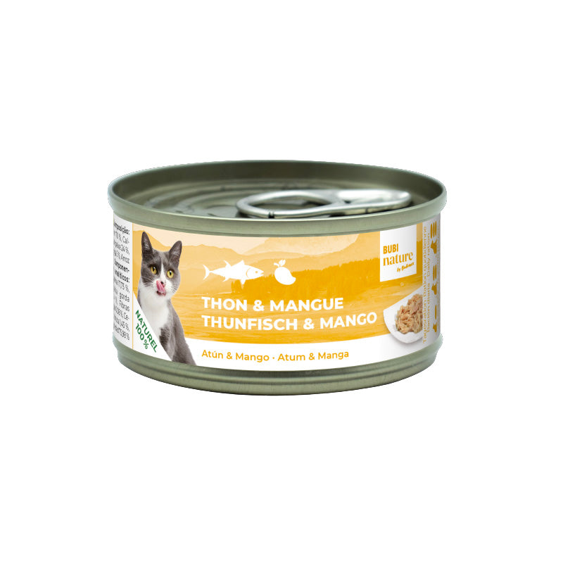 Bubimex Bubi Nature gato Atún y mango 70gr Imagen principal del producto