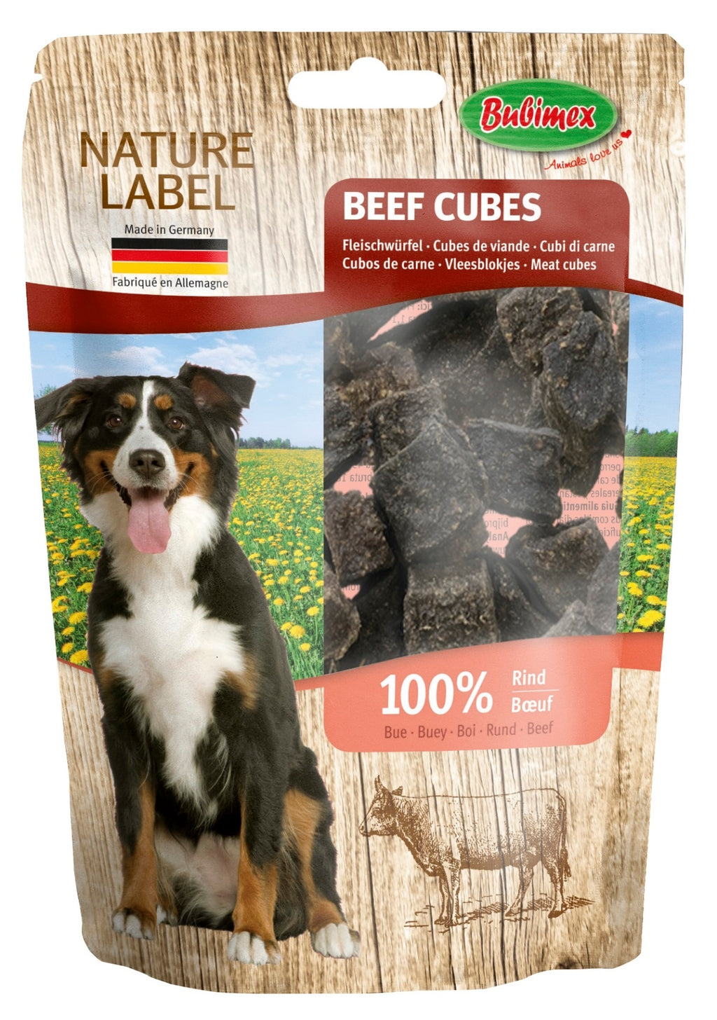 Cubos de carn de bou 150 g