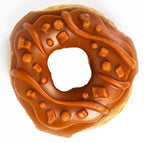 Donut de pollo glaseado con zanahoria