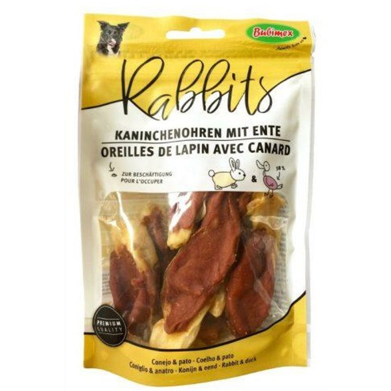 Rabbits orelles de Conill amb Ànec 90 g Imatge principal del producte