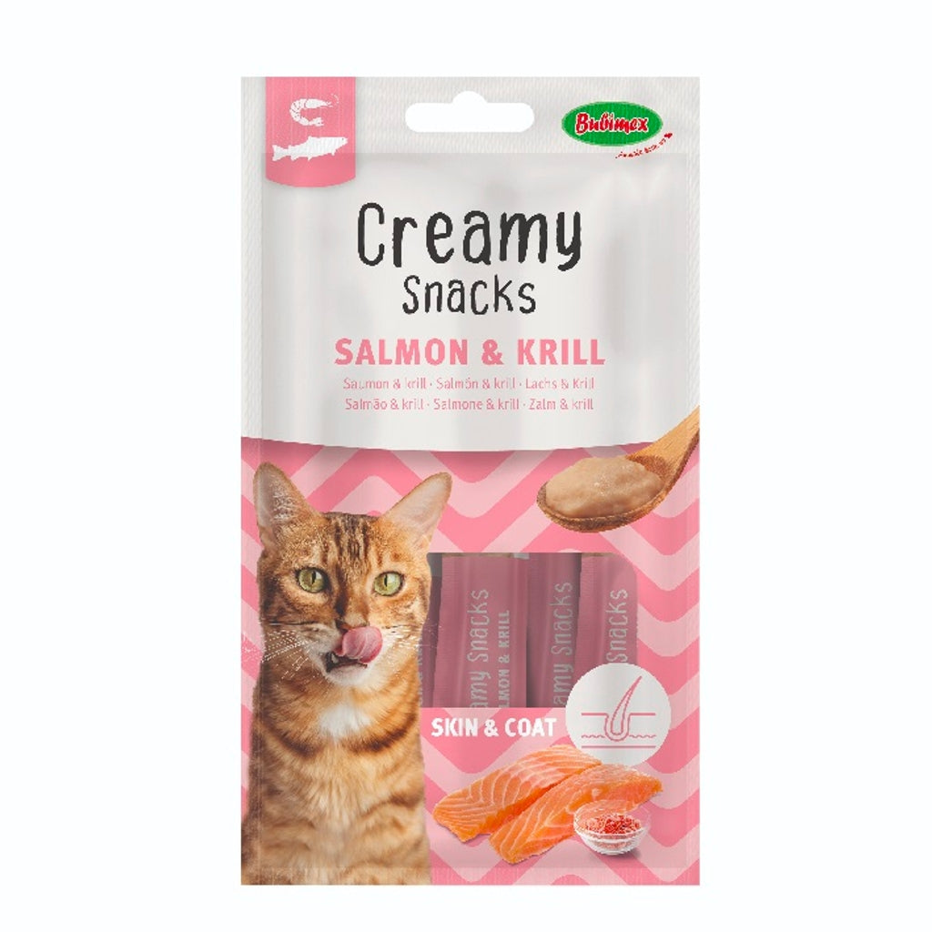 creamy skin&coat salmón krill 15g 4ut