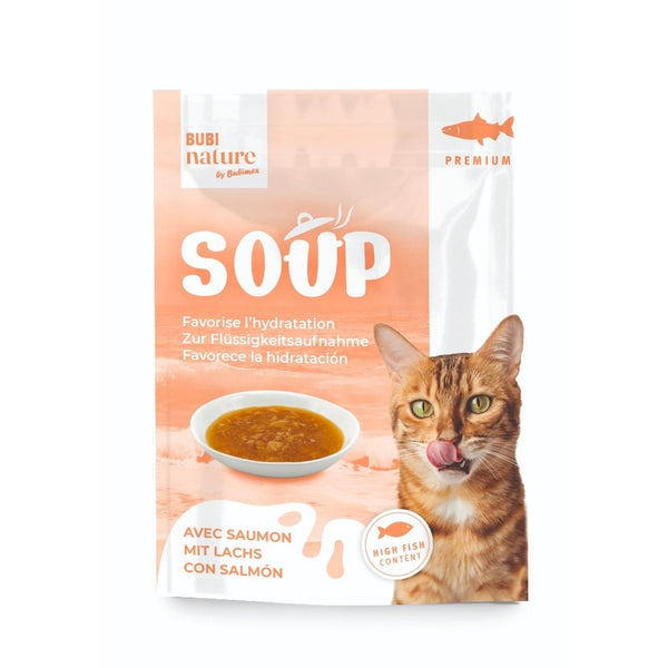 Bubi Nature gato sopa salmón 50gr