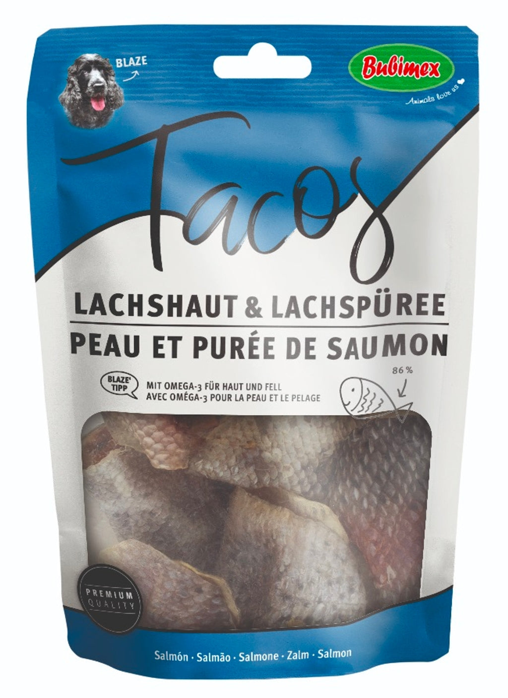Dados de salmón 80gr