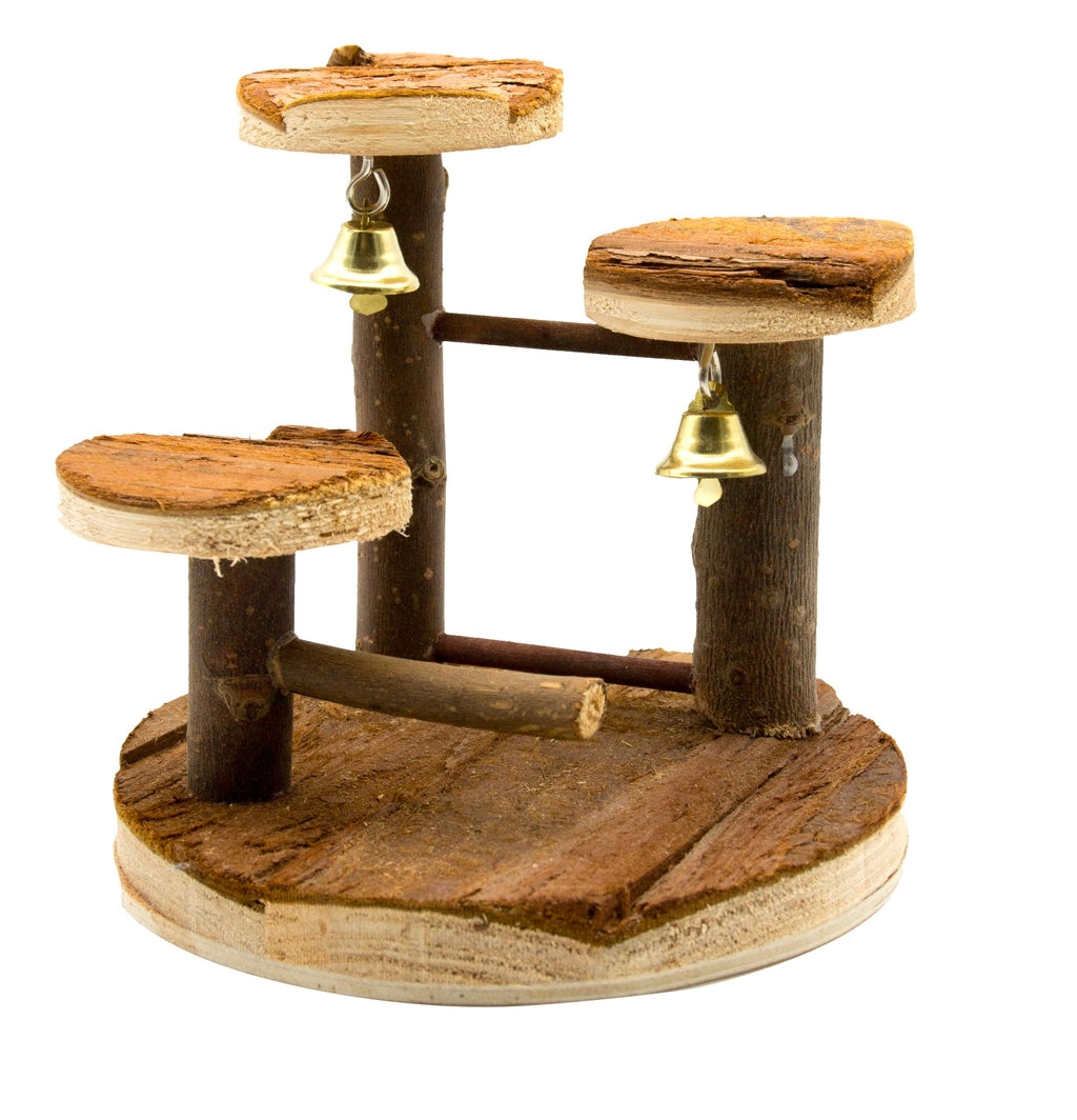 torre de maderaconcampanas 15x14x14cm