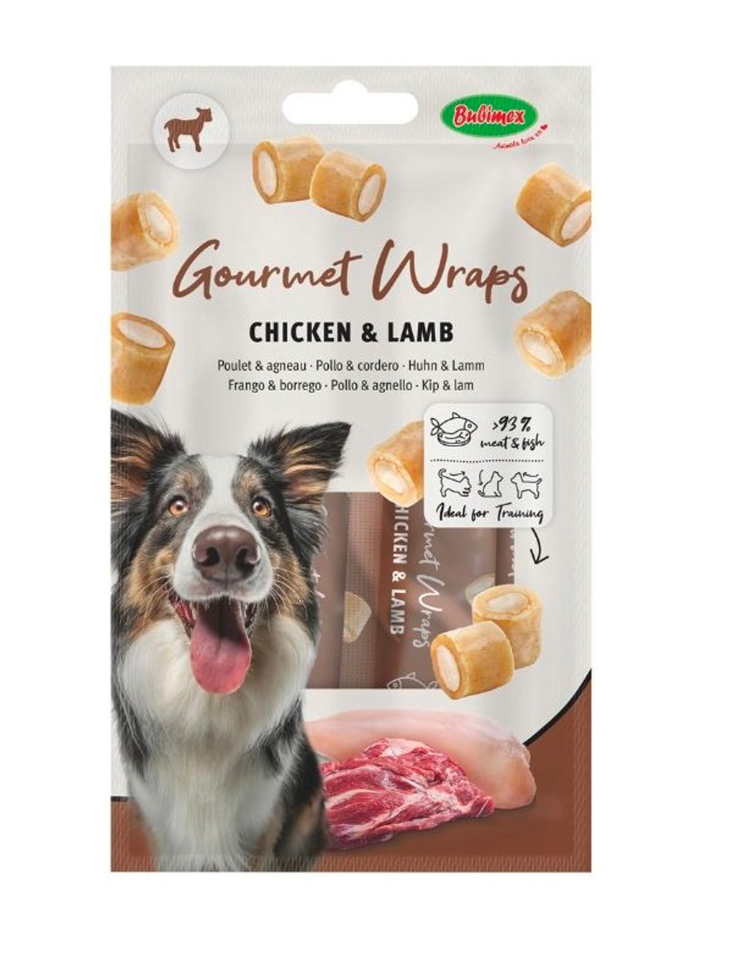 gos Gourmet Wraps de Pollastre i Xai 3ud Imatge principal del producte