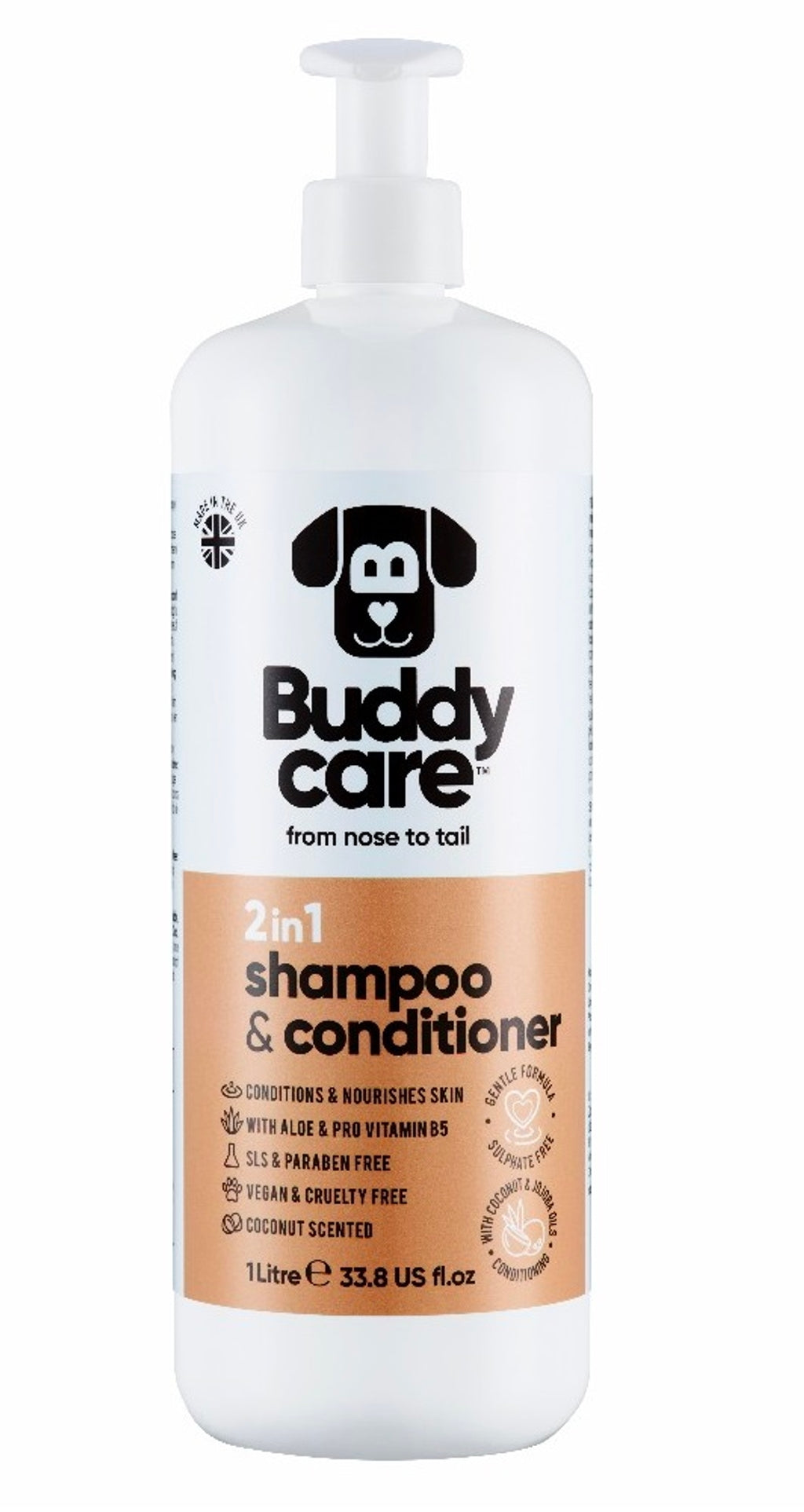 2in1 Shampoo/Conditioner Coconut (500ml)