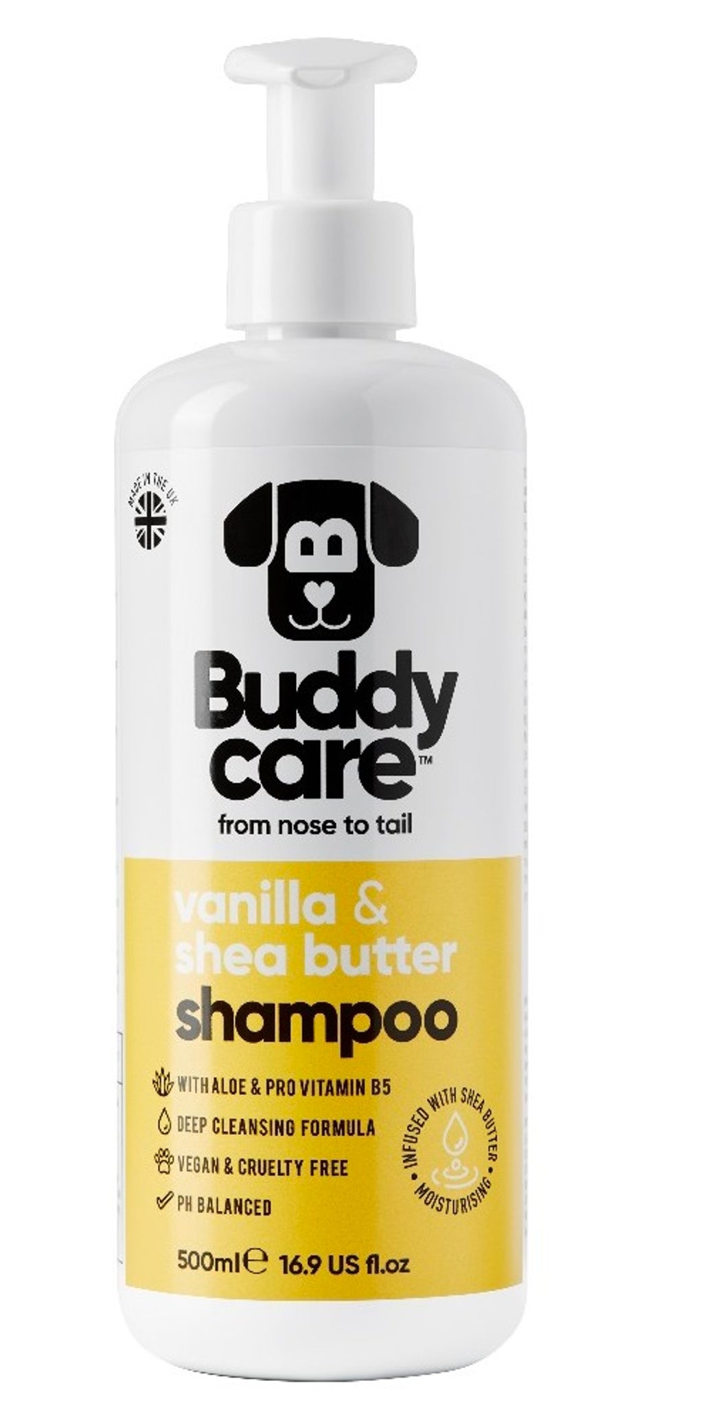 Shampoo Vainilla & Shea Butter (500ml)