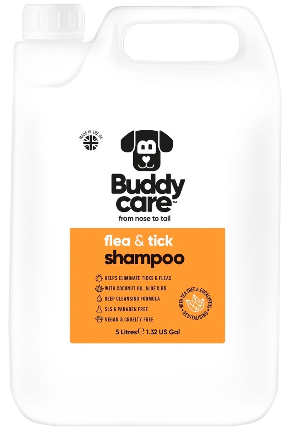 shampoo flea & tick 5 l