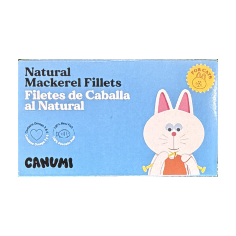 Canumi Filetes de Caballa al Natural para Gatos 90 g