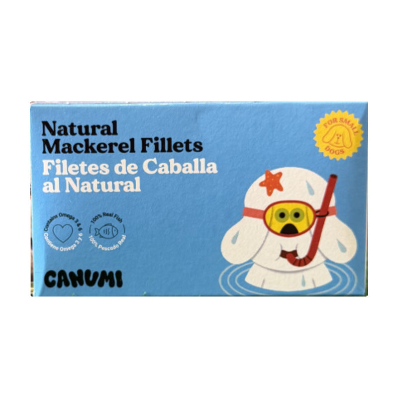 Canumi Filetes de Caballa al Natural para Perros 90 g