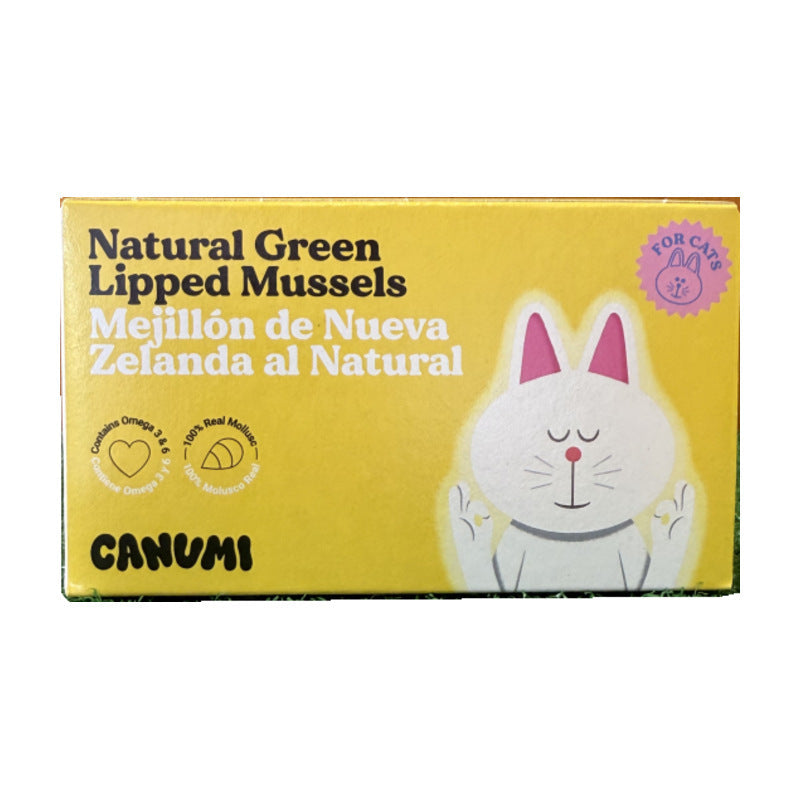 Canumi Mejillón de Labio Verde al Natural para Gatos 90 g