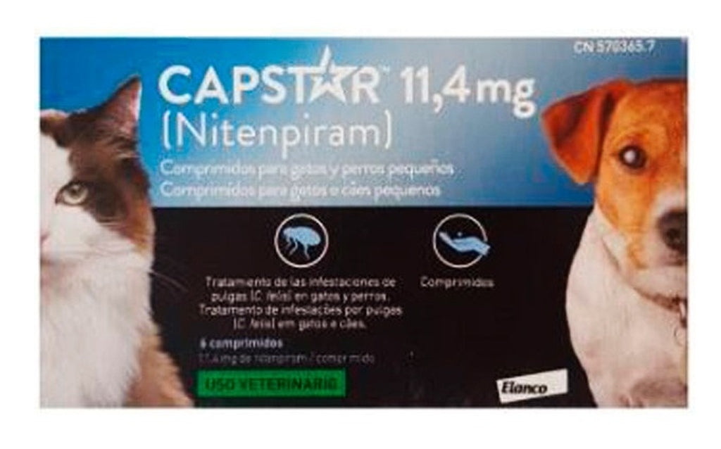 Capstar gos i gat de 1-11 kg (6 comprimidos) Imatge principal del producte