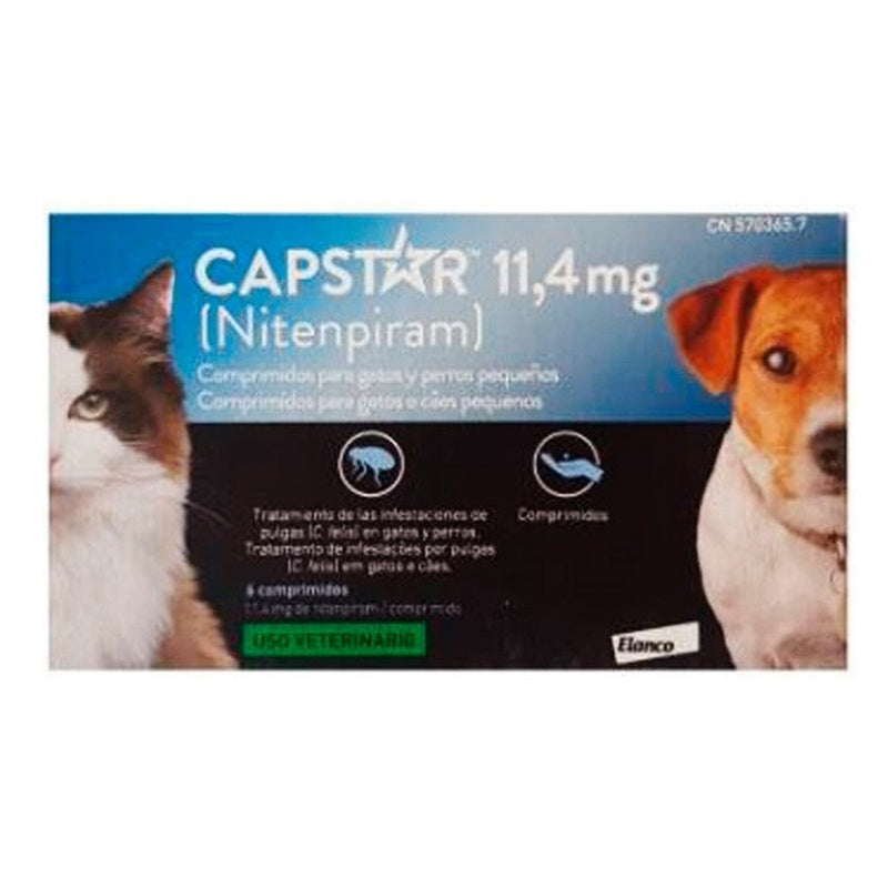 Capstar gos i gat de 1-11 kg (6 comprimidos) Imatge principal del producte