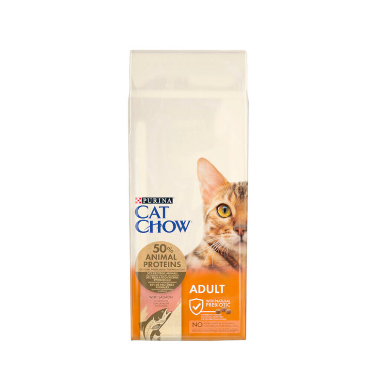 Cat Chow Purina CAT Chow amb salmó pinso per a gats