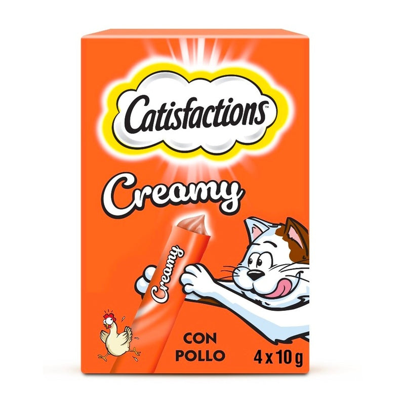 catisfactions creamy pollestre 4x10 g Imatge principal del producte
