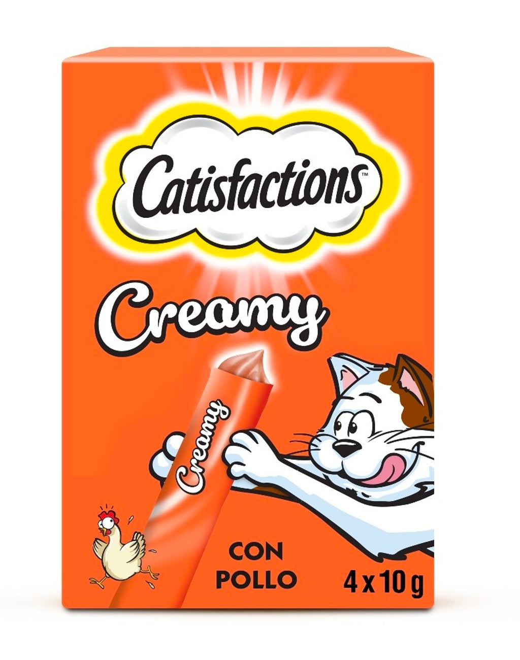 catisfactions creamy pollo 4x10gr