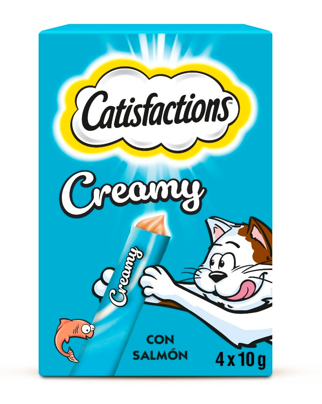 catisfactions creamy salmón 4x10gr