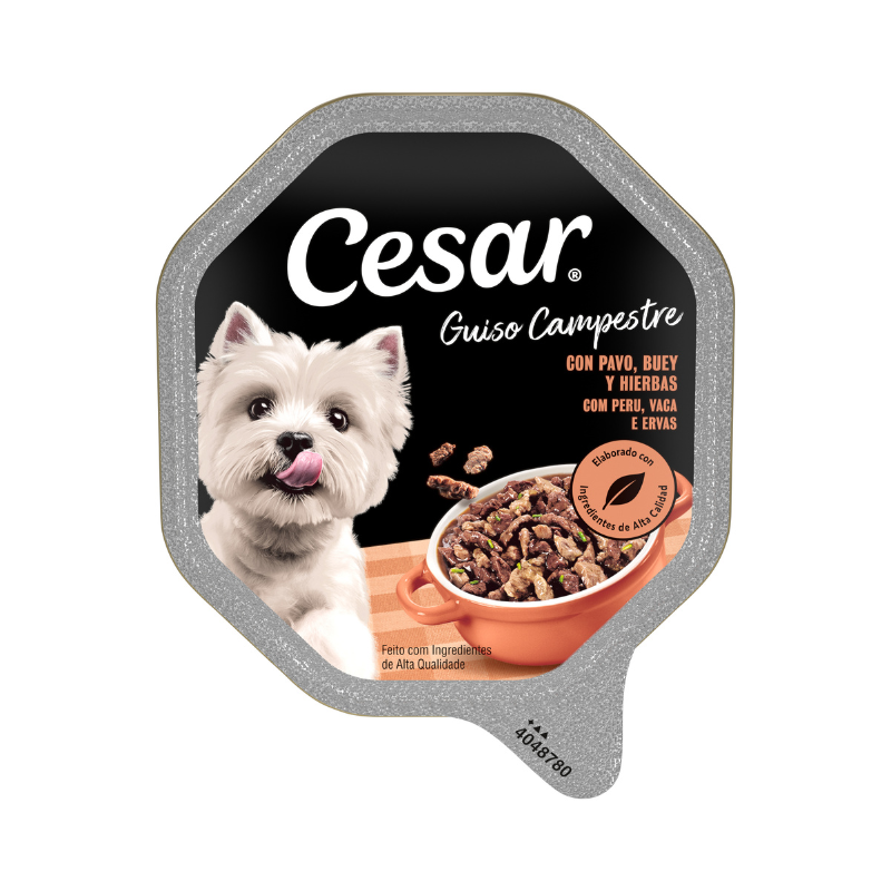 Cesar Guiso Campestre con Pavo, Buey y Hierbas 150 g