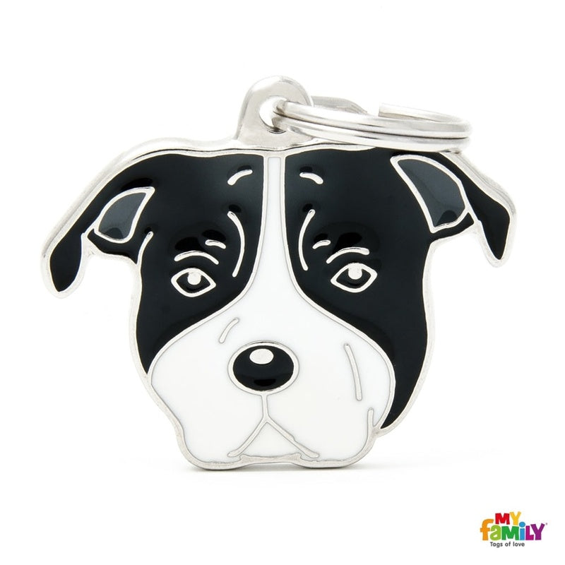 amstaff negre i blanc Imatge principal del producte
