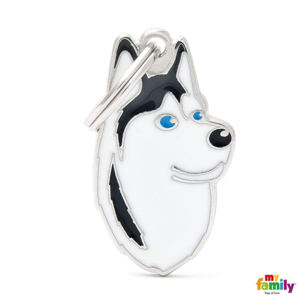 husky negro blanco Imagen principal del producto