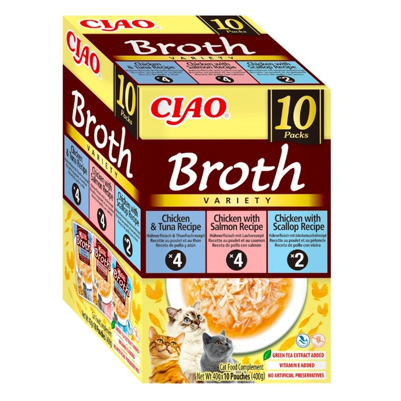 broth multipack salmó/tonyina/vieira 10x40 g Imatge principal del producte