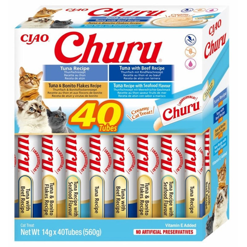 variedades de atún con marisco 40x14gr