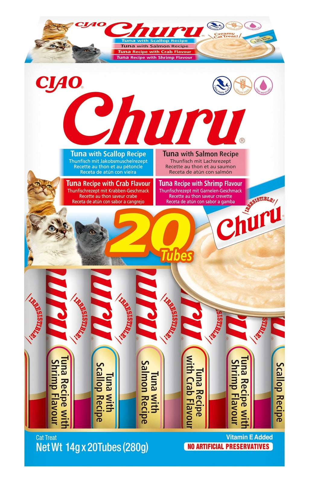 variedades de atún con marisco