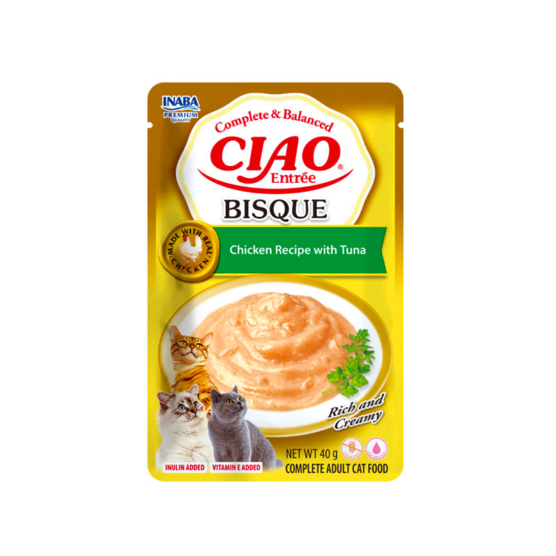 Churu Gat Entree Bisque Recepta de pollastre amb tonyina 40 g Imatge principal del producte
