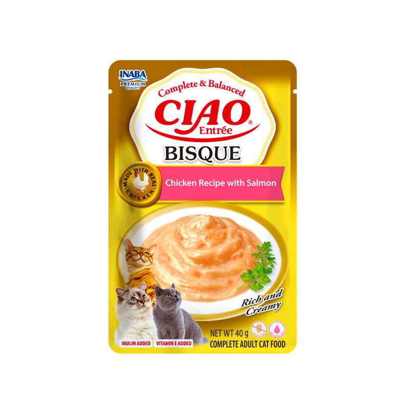 Churu Gat Entree Bisque Recepta de pollastre amb salmó 40 g