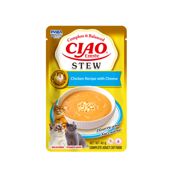 Churu Gat Entree Stew Recepta de pollastre amb formatge 40 g