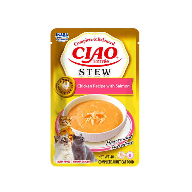 Churu Gat Entree Stew Recepta de pollastre amb salmó 40 g Imatge principal del producte