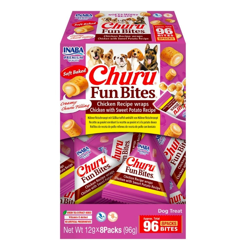 perro fun bites pollo y boniato 8x12gr Imagen principal del producto
