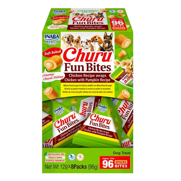 gos fun bites pollestre i carbassa 8x12 g
