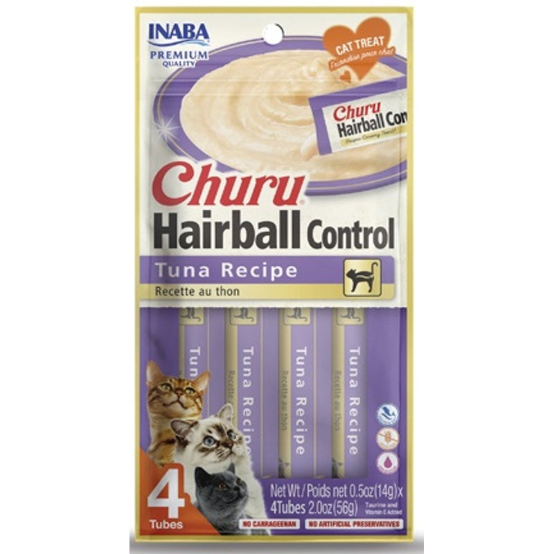puré hairball receta de atún 4x14gr