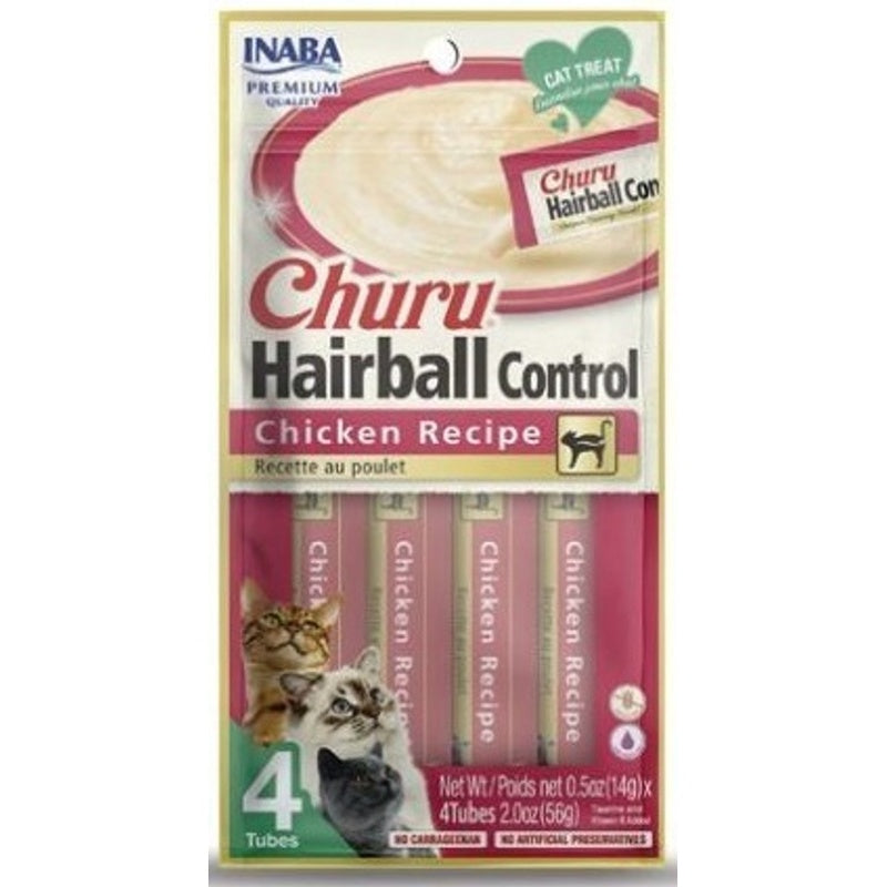 puré hairball recepta de pollestre 4x14 g