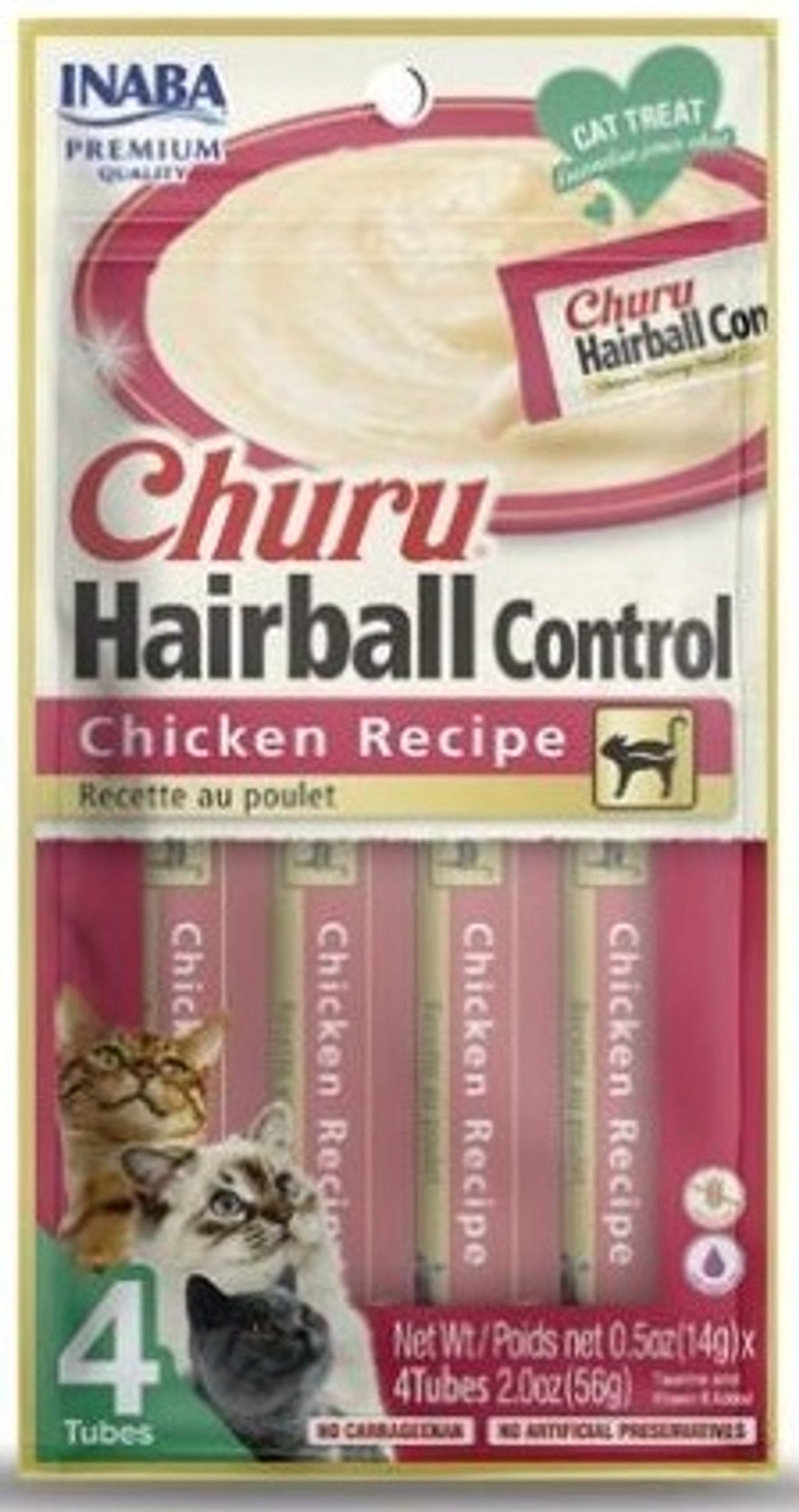 puré hairball receta de pollo 4x14gr