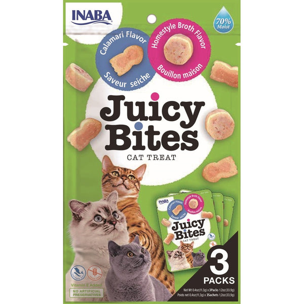 Cat Juicy Bites calamar i brou 3x10 g