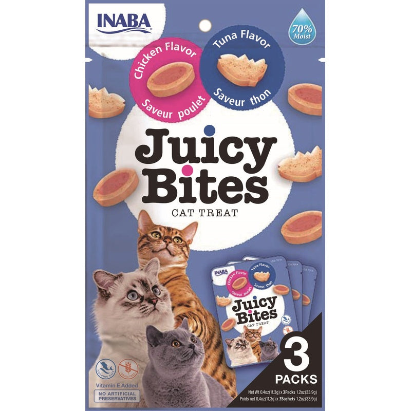 Cat Juicy Bites pollo y atún 3x10gr Imagen principal del producto