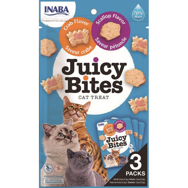 Cat Juicy Bites vieira i cangrejo 3x10 g