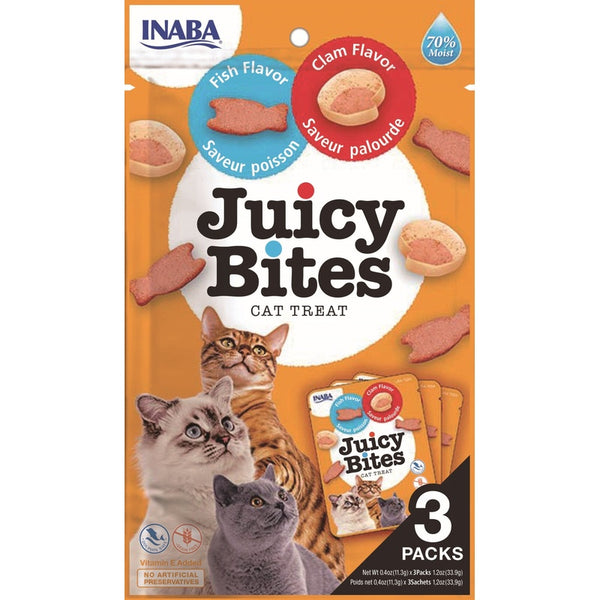 Cat Juicy Bites peix i almeja 3x10 g