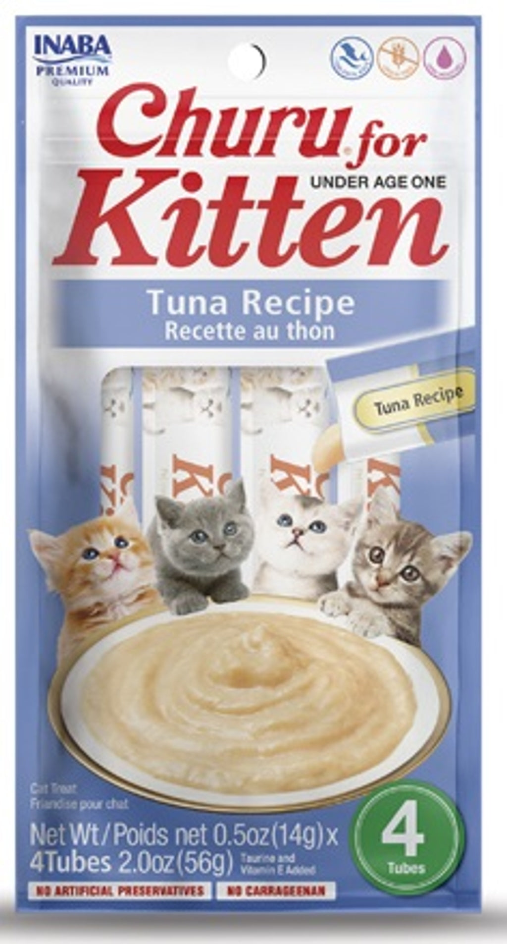 puré kitten recepta de tonyina 4x15 g Imatge principal del producte