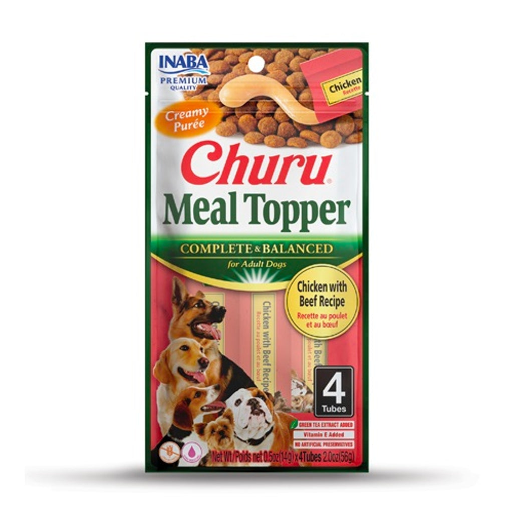 topper perro pollo y buey 4x14gr