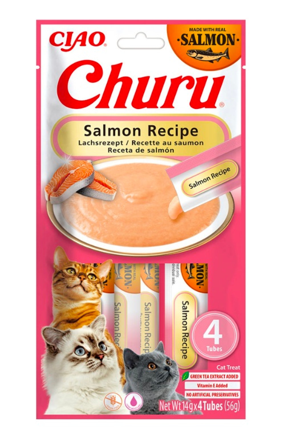 gato salmón 4x14gr