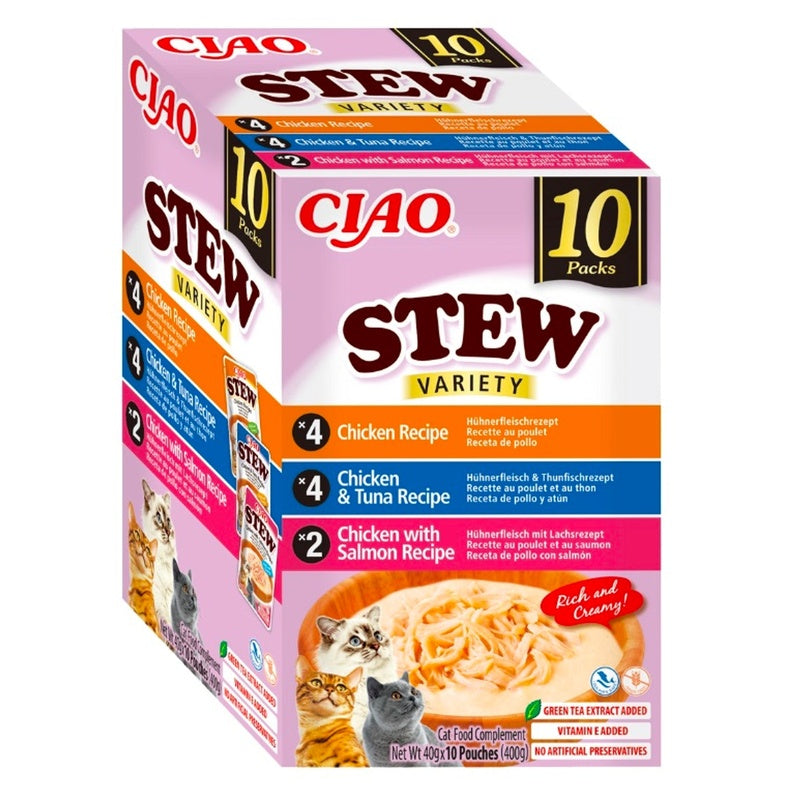 stew multipack pollo/salmón/atún 10x40gr Imagen principal del producto