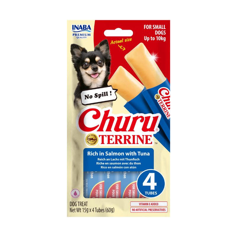 Churu Terrine Salmón con Atún para Perros Imagen principal del producto