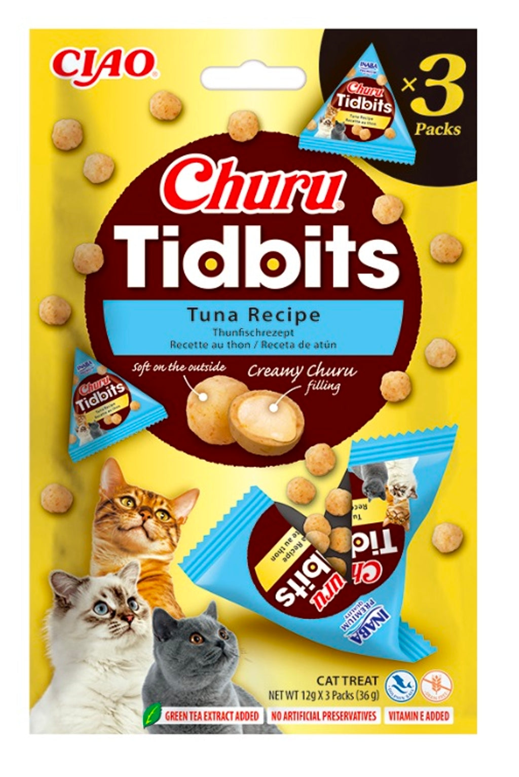 gato tidbits atún 3x10gr Imagen principal del producto